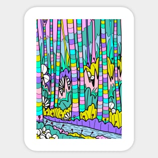 The Pastel Forest Sticker